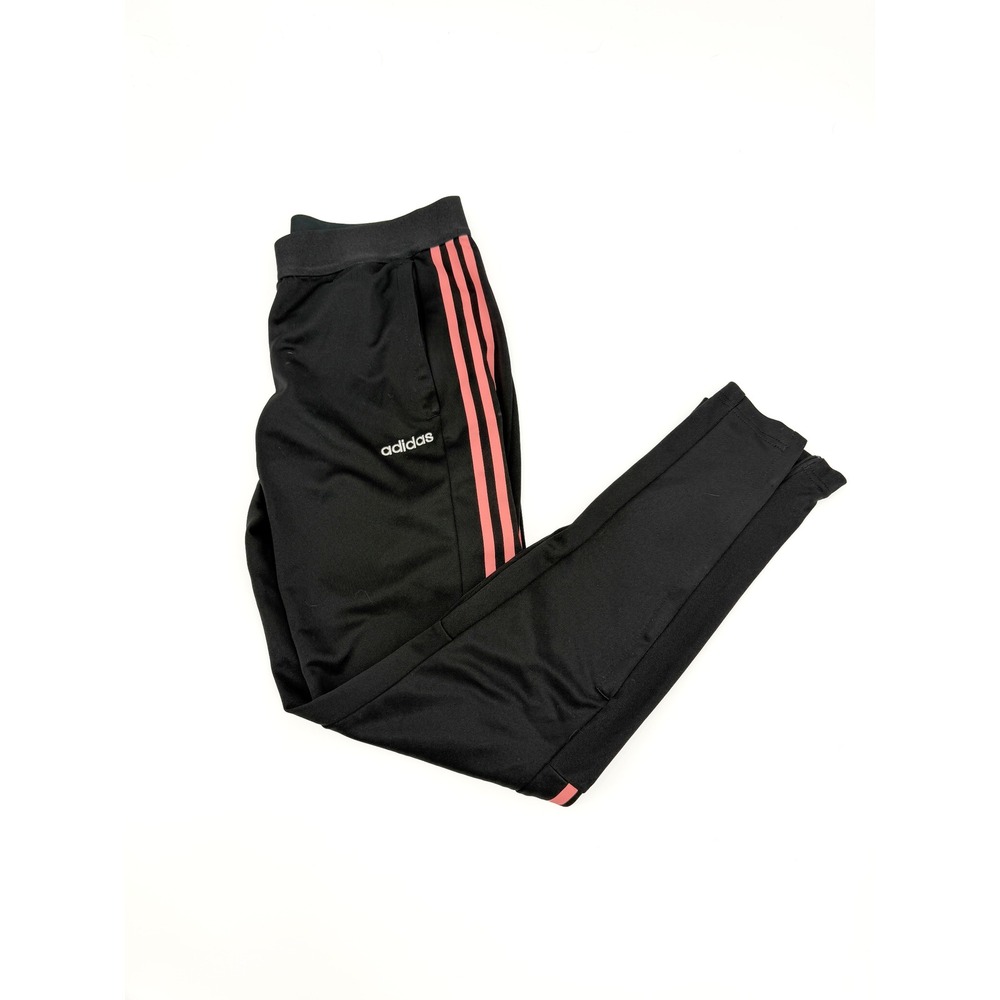 Adidas Track Pants WMN Med BL FL9001 Climalite 3-Stripe Tapered Ankle Zip Jogger